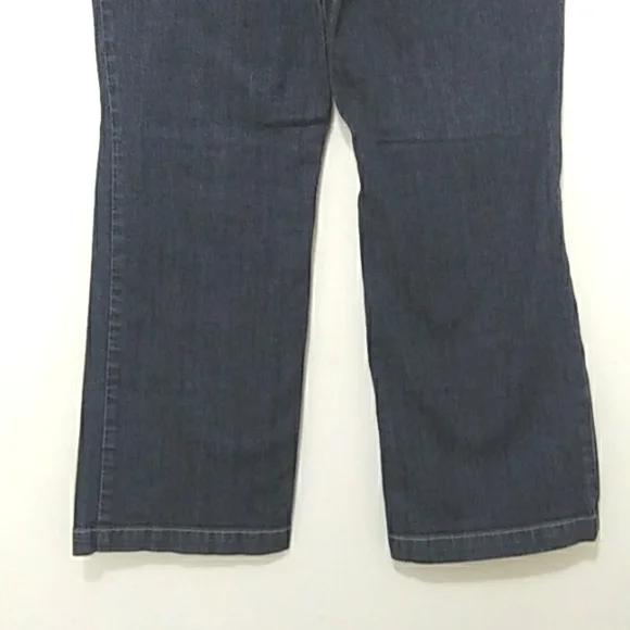 Talbots Petites Size 8 Signature Flare Jeans Premium Denim Made In India - Picture 7 of 9